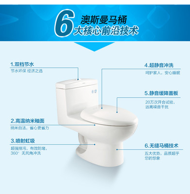 澳斯曼衛(wèi)浴AS-1250一體座便器 昆明專(zhuān)屬的智能衛(wèi)浴新選擇